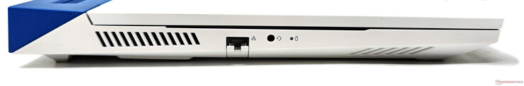 Vänster: Gigabit Ethernet, 3,5 mm kombinerat ljuduttag