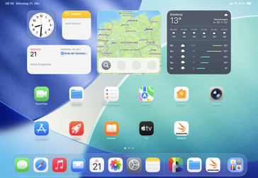 iPadOS 26 med design i flytande glas