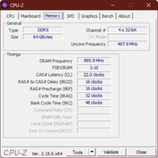 CPU-Z minne
