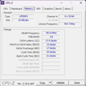 CPU-Z minne