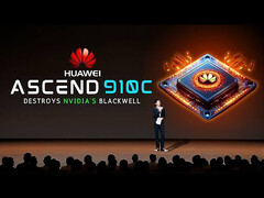 Tillkännagivandet av Ascend 910C AI-chip. (Bildkälla: Huawei)