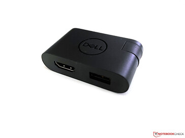 Dell skickar med en USB-C-adapter.