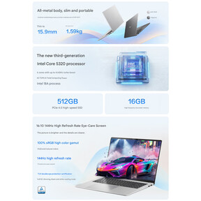 Konfigurationen av Vivobook 16SE med bättre skärm