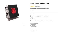 Minisforum EliteMini UM780 XTX (källa: Minisforum)