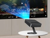 Denna bärbara projektor levereras med ett stativ (Bildkälla: 8849)