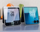 Samsung Galaxy Z Flip7 (höger) jämfört med Flip7 FE (vänster)