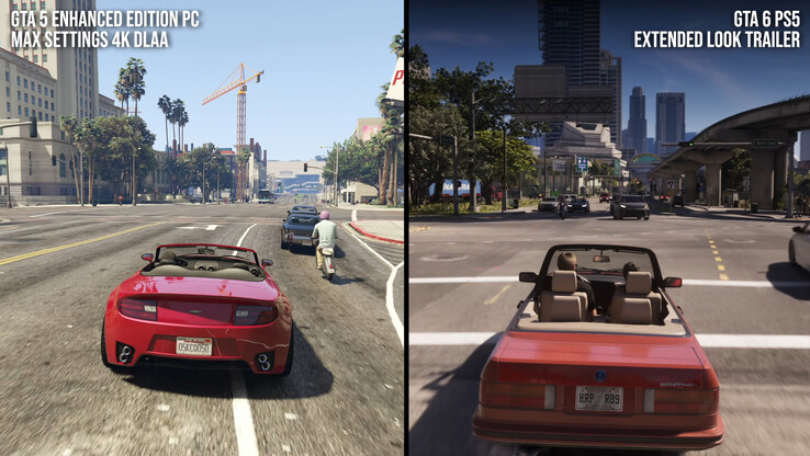 Grand Theft Auto V Enhanced Edition använder en ganska liknande RT-implementering som GTA VI, men reflektionerna är märkbart bättre på PC. Detta är dock inte hela sanningen.
