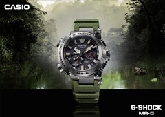 Casio G-Shock MR-G BF1000RG-3AJR (bilden) har en olivgrön militär färgpalett. (Bildkälla: Stor G-Shock-värld)