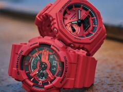 De nya röda Casio G-Shock-klockorna (bilden) finns nu tillgängliga i USA. (Bildkälla: Casio)