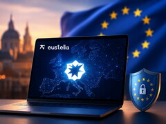 En bärbar dator från den europeiska AI-leverantören Eustella