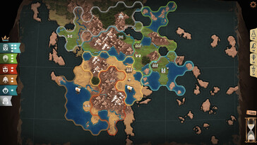 Bild: En skärmdump från spelet Ozymandias: Bronze Age Empire Sim.