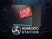 Banner som visar att Steam Machine är slutsåld på Komodo Station