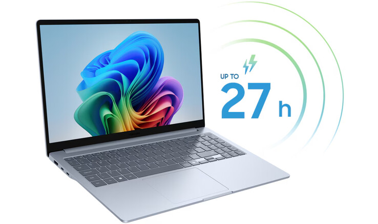 Det är osannolikt att Galaxy Book5 Edge kommer att uppnå 27 timmars batteritid i verkligheten. (Bildkälla: Samsung)