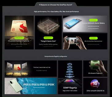 Huvudhöjdpunkterna i telefonen (Bildkälla: OnePlus)