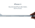 Apple presenterade nyligen iPhone Air, den tunnaste iPhone någonsin. (Bildkälla: Apple)