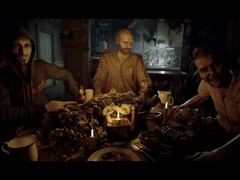 Familjen Baker från Resident Evil 7 Biohazard. (Bildkälla: Nintendo eShop)