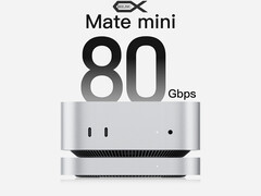 Beelink Mate mini ansluts till Mac mini via en Thunderbolt 5-port. På bilden: dockningsstationen. (Bildkälla: Beelink - redigerad)