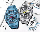 Casio G-Shock GA-2100MNG-2A (till vänster) och GA-2100MNG-7A (till höger), på bilden. (Bildkälla: Casio India)