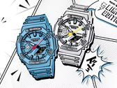 Casio G-Shock GA-2100MNG-2A (till vänster) och GA-2100MNG-7A (till höger), på bilden. (Bildkälla: Casio India)