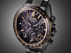 Citizen Light in Black-kollektionen innehåller en Attesa Satellite Wave GPS-klocka