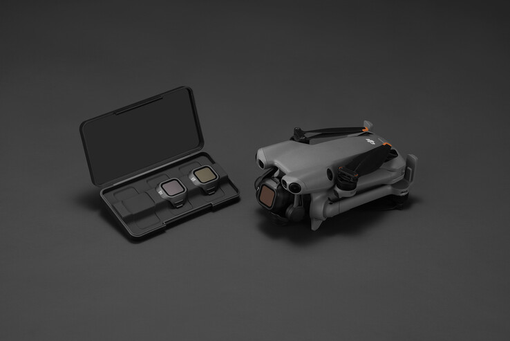DJI Mini 5 Pro tillsammans med ND-filteruppsättningen. (Bildkälla: DJI)