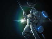 En rendering av Kojima Productions Ludens-maskot
