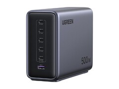 Nexode 500W GaN Fast Charging Station är Ugreen&#039;s laddare med den högsta uteffekten. (Bildkälla: Ugreen)