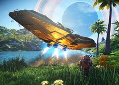 Rymdskepp i No Man's Sky kan nu anpassas mer fritt än någonsin tidigare. (Bildkälla: Hello Games)