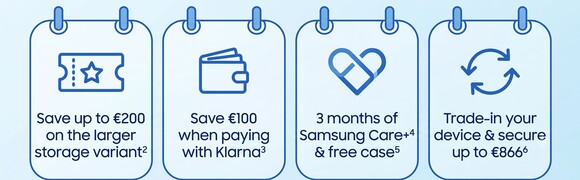 Detta är de erbjudanden som Samsung lovar i Österrike.