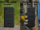 Vi jämför den billigare Samsung Galaxy XCover 7 med XCover 7 Pro. (Bildkälla: Florian Schmitt/Notebookcheck)