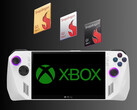 Snapdragon-chip ovanför ryktad ny Xbox-konsol (Bildkälla: Qualcomm, Asus, Microsoft Gaming med redigeringar)