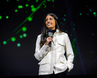 Xbox-vd:n Asha Sharma under en Xbox-presentation.