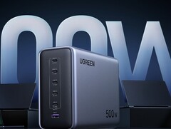 Den nya Nexode stationära laddaren med 500 W kan ladda upp till sex enheter samtidigt (Bildkälla: Ugreen)