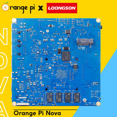 Orange Pi har utvecklat Nova i samarbete med chipsettillverkaren Loongson. (Bildkälla: Orange Pi)