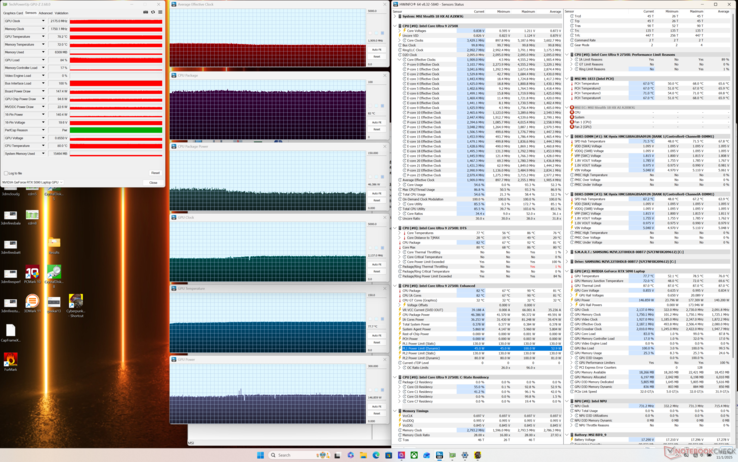 Cyberpunk 2077 stress (prestandaläge med Cooler Boost avstängd)