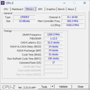 CPU-Z Minne