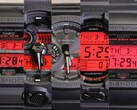 Från vänster till höger: Casio GX-56BBR-1A, GA-700BBR-1A, GA-B2100BBR-1A, GD-O100BBR-1 och DW-5600BBR-1 - hela "Black and Bold Red" G-Shock-sortimentet i ett enda foto. (Bildkälla: Casio)