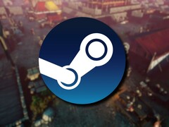 En bild som visar Steam-logotypen och spelet Expeditions: Rome, som just nu säljs med 75 % rabatt.