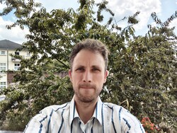Selfie tagen med den främre kameran på 8 MP
