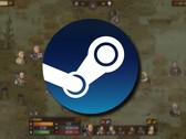 En bild som visar spelet Battle Brothers och Steam-logotypen.