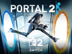 Portal 2-konstverk med Switch 2-logotypen visas (Bildkälla: Nintendo of America med ändringar)
