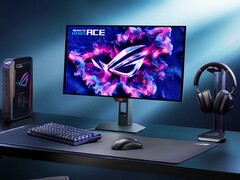 Den nya ROG Strix OLED XG259QWPG Ace-bildskärmen.