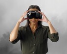 Spelare som bär ett Steam Frame VR-headset