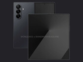 Galaxy Z Fold7 kanske inte får en 8,2-tumsskärm som en tidigare rapport hävdar. (Bildkälla: Android Headlines &amp; OnLeaks)