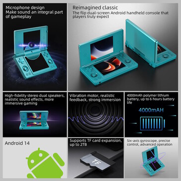 Android är installerat som operativsystem. (Bildkälla: Anbernic)