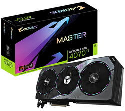 Aorus GeForce RTX 4070 Ti Master 12G. Enheten för recensionen är en gåva från Gigabyte India och Nvidia India.