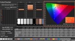 CalMAN: ColorChecker (kalibrerad)