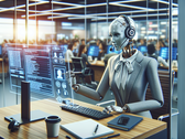 Generativ AI omformar redan nu tjänstemannaarbetet (Bildkälla: Dall-E 3)