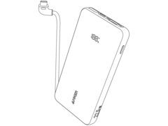 Den ryktade Anker Zolo 22,5W Power Bank 10K (bilden) verkar ha en integrerad kabel. (Bildkälla: AnkerInsider)