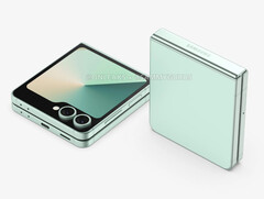 Det ryktas att Samsung kommer att använda äldre flaggskeppskomponenter i Galaxy Z Flip &#039;Fan Edition&#039;. (Bildkälla: OnLeaks &amp;amp; Sammy Guru)